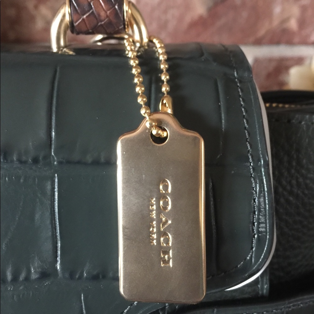 Coach Blake Flap Carryall Satchel Handbag Bag $450 - Picture 3 of 8